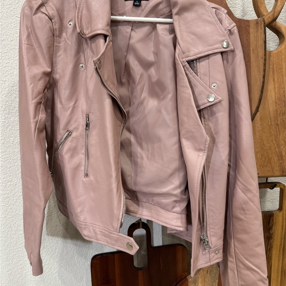Pink Leather Jacket - Picture 2 of 5